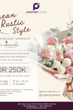 Workshop Korean Rustic Style 2019 